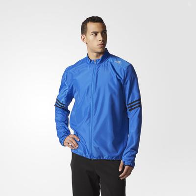 Adidas Mens Response Wind Jacket - Blue/Black - main image