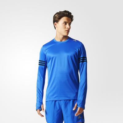 Adidas Mens Response Long Sleeve Tee - Blue - main image