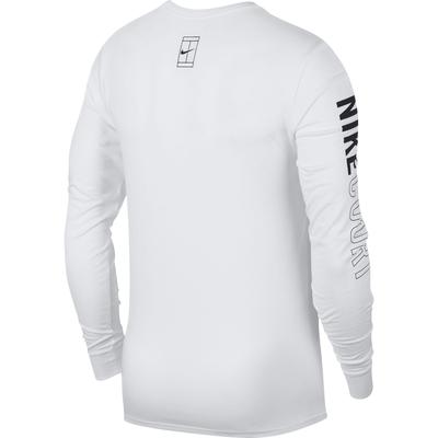 Nike Mens Court Dry Top - White/Black - main image