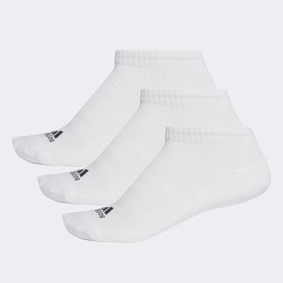 Adidas 3-Stripes No-Show Socks (3 Pairs) - White - main image