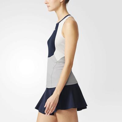 Adidas Womens SMC Barricade Tank NY - Midnight Grey/Glacial - main image