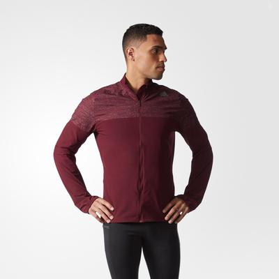 Adidas Mens Supernova Storm Jacket - Maroon - main image