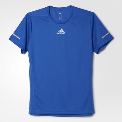 Adidas Mens Sequencials Climalite Running Tee - Blue - main image
