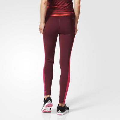 Adidas Womens Techfit Climawarm Tights - Maroon - main image