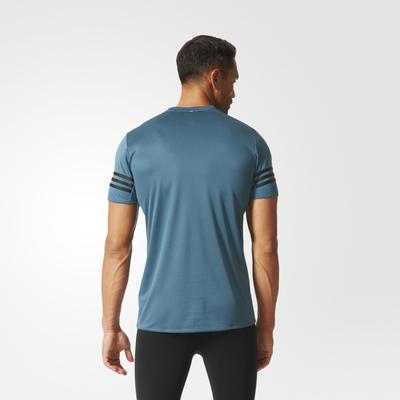 Adidas Mens Response Short Sleeve Tee - Viridian/Black - main image
