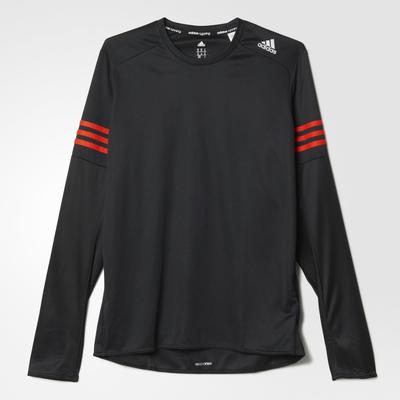 Adidas Mens Response Long Sleeve Tee - Black - main image