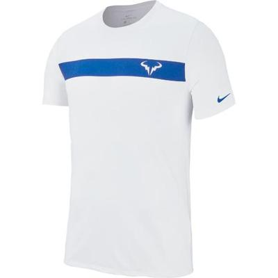 Nike Mens Rafa T-Shirt - White/Blue - main image