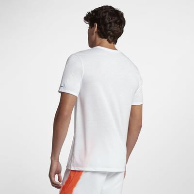 Nike Mens Rafa T-Shirt - White/Blue - main image