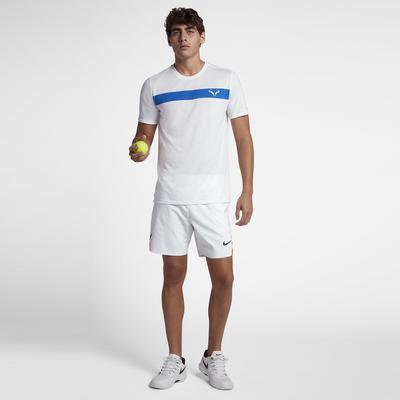 Nike Mens Rafa T-Shirt - White/Blue - main image