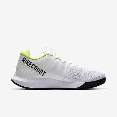 Nike Mens Air Zoom Zero Tennis Shoes - White/Volt - Tennisnuts.com