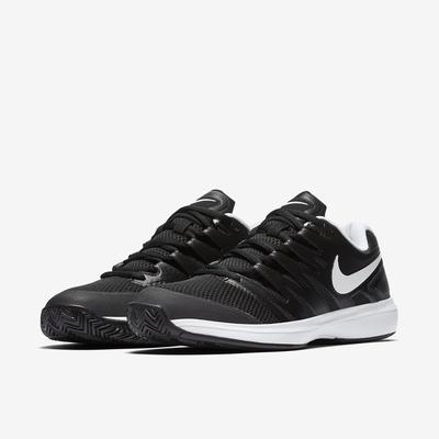 Nike Boys Air Zoom Prestige Tennis Shoes - Black/White - main image