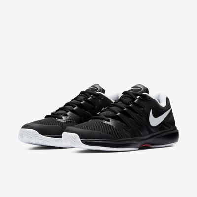 Nike Mens Air Zoom Prestige Tennis Shoes - Black/Bright Crimson/White - main image