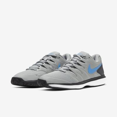 Nike Mens Air Zoom Prestige Tennis Shoes - Grey/Blue - main image