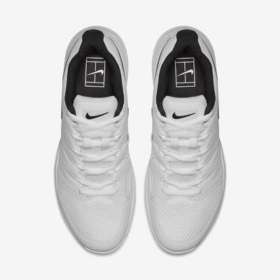 Nike Boys Air Zoom Prestige Tennis Shoes - White/Black - Tennisnuts.com