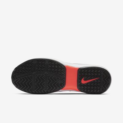 Nike Mens Air Zoom Prestige Tennis Shoes - White/Black/Bright Crimson