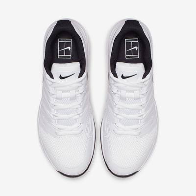 Nike Mens Air Zoom Prestige Tennis Shoes - White/Black/Bright Crimson
