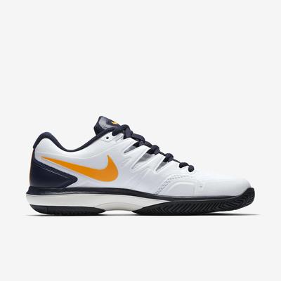 Nike Mens Air Zoom Prestige Tennis Shoes - White/Blackened Blue - main image