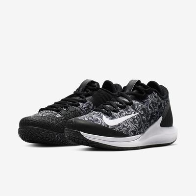 Nike Womens Air Zoom Zero Tennis Shoes - Black/White - main image