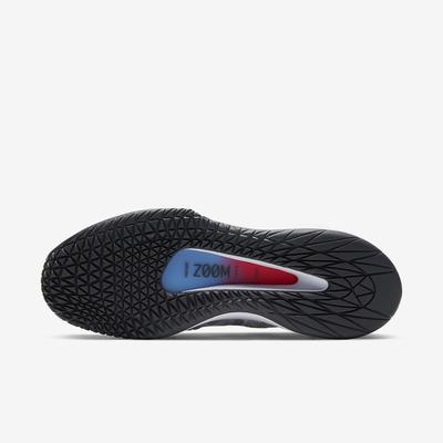 Nike Womens Air Zoom Zero Tennis Shoes - Platinum Tint/Laser Crimson