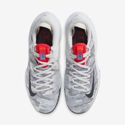 Nike Womens Air Zoom Zero Tennis Shoes - Platinum Tint/Laser Crimson