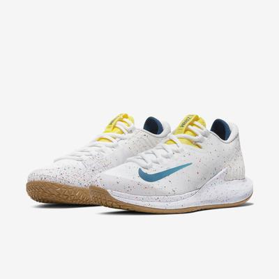 Nike Womens Air Zoom Zero Tennis Shoes - White/Optic Yellow - main image