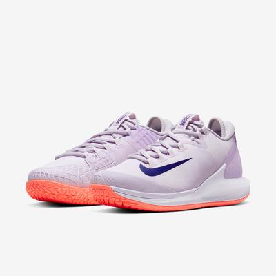 Nike Womens Air Zoom Zero Tennis Shoes - Lilac/Coral - main image