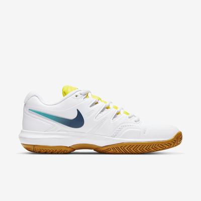 Nike Womens Air Zoom Prestige Tennis Shoes - White/Blue Valerian - main image