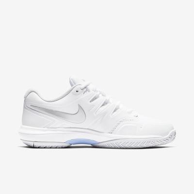 Nike Womens Air Zoom Prestige Tennis Shoes - White/Silver - main image