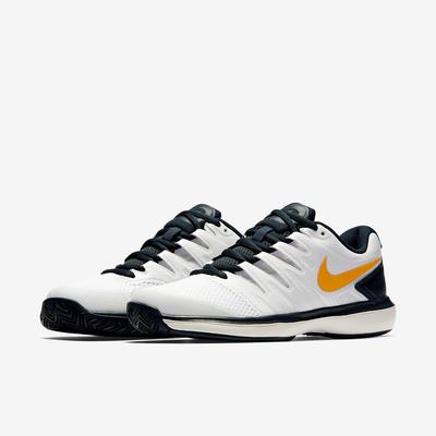 Nike Womens Air Zoom Prestige Tennis Shoes - White/Midnight Spruce - main image