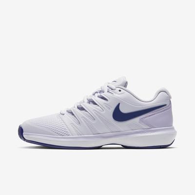 Nike Womens Air Zoom Prestige Tennis Shoes - White/Purple - main image
