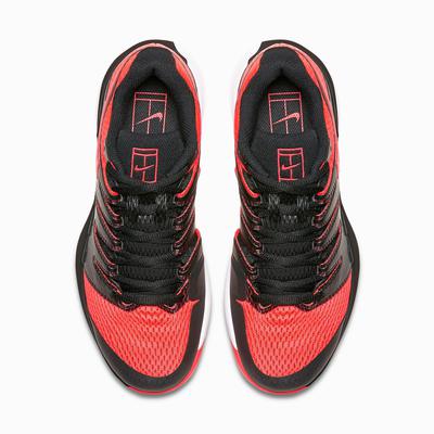 Nike Womens Air Zoom Vapor X Tennis Shoes - Solar Red/Black
