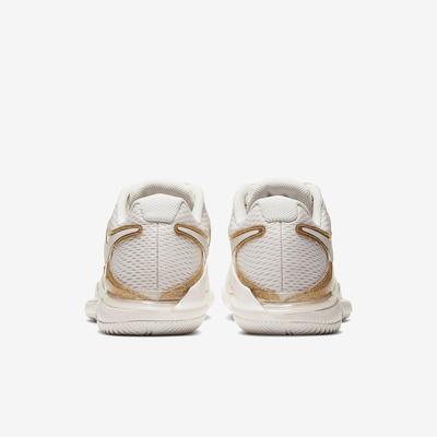 Nike Womens Air Zoom Vapor X Tennis Shoes - Phantom/Metallic Gold - main image