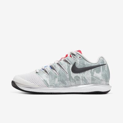 Nike Womens Air Zoom Vapor X Tennis Shoes - Thunder Grey/Laser Crimson - main image