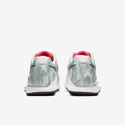 Nike Womens Air Zoom Vapor X Tennis Shoes - Thunder Grey/Laser Crimson - main image