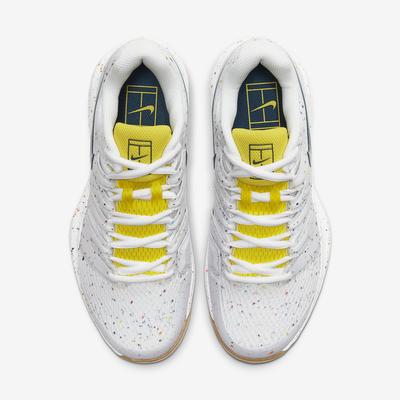Nike Womens Air Zoom Vapor X Tennis Shoes - White/Optic Yellow