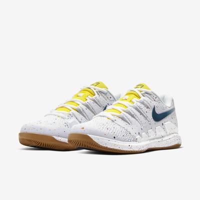 Nike Womens Air Zoom Vapor X Tennis Shoes - White/Optic Yellow - main image