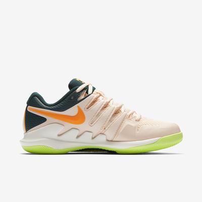 Nike Womens Air Zoom Vapor X Tennis Shoes - Guava Ice/Midnight Spruce - main image