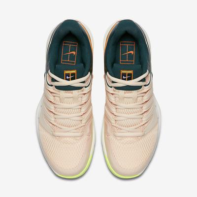 Nike Womens Air Zoom Vapor X Tennis Shoes - Guava Ice/Midnight Spruce - main image
