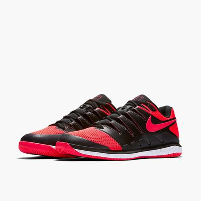 Nike Mens Air Zoom Vapor X Tennis Shoes - Black/Red - main image