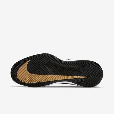 Nike Mens Air Zoom Vapor X Tennis Shoes - Black/Metallic Gold - main image
