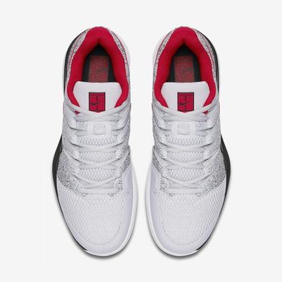 Nike Mens Air Zoom Vapor X Tennis Shoes - Pure Platinum/Red - main image