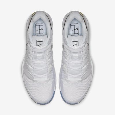 Nike Mens Air Zoom Vapor X Tennis Shoes - White/Black/Canary