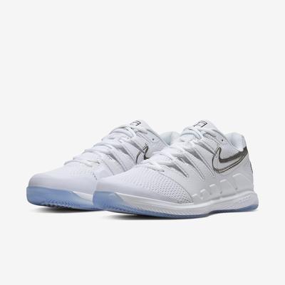 Nike Mens Air Zoom Vapor X Tennis Shoes - White/Black/Canary - main image