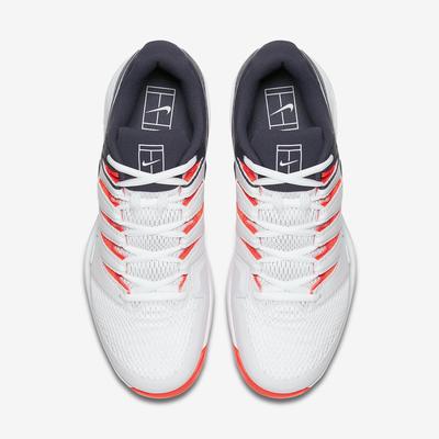 Nike Mens Air Zoom Vapor X Tennis Shoes - White/Orange