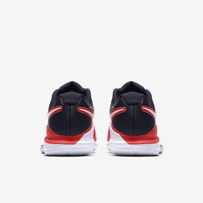 Nike Mens Air Zoom Vapor X Tennis Shoes - Bright Crimson/Blackened Blue - main image