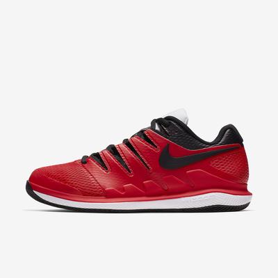 Nike Mens Air Zoom Vapor X Tennis Shoes - University Red/Black