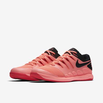 Nike Mens Air Zoom Vapor X RF Tennis Shoes - Lava Glow/Solar Red/Black
