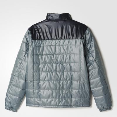 Adidas Mens Basic Padded Jacket - Vista Grey/Black - main image