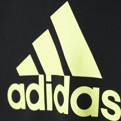 Adidas Boys Essentials Hoodie - Black/Yellow - main image