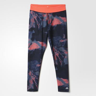 Adidas Womens Ultimate Fit Tights - Multicolour/Flash Red - main image